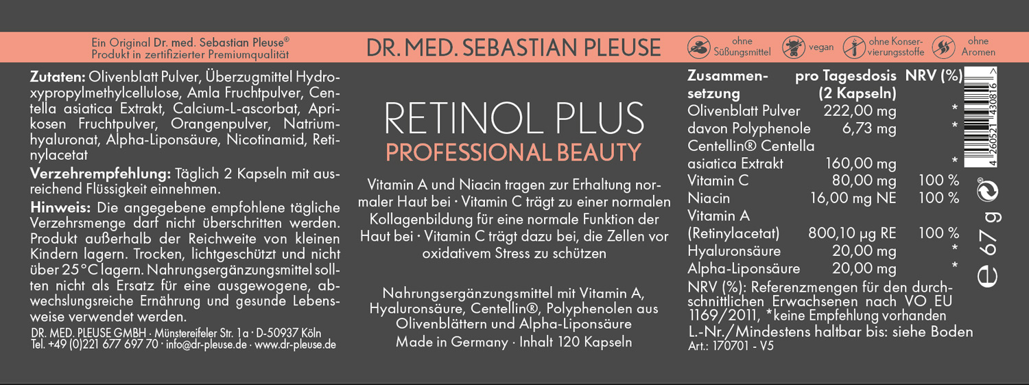 Retinol Plus DOPPEL-MAXIPACK (4 Monate)