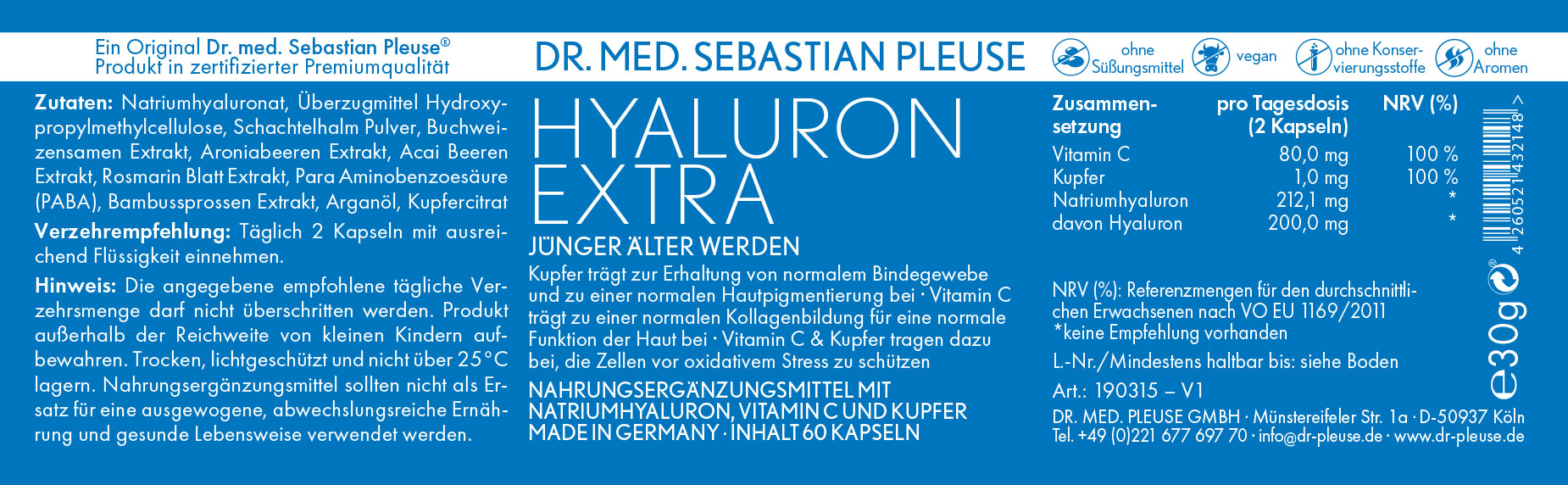Hyaluron Extra DOPPELPACK (2 Monate)