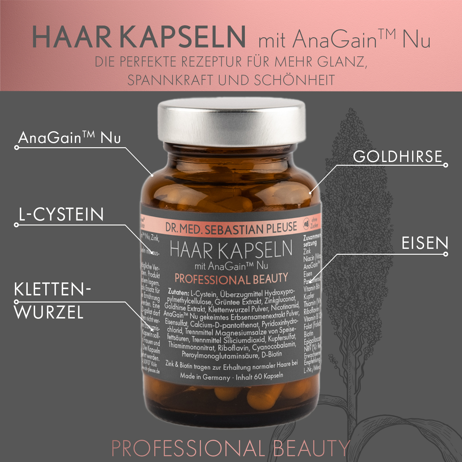 Haar Kapseln (1 Monat)