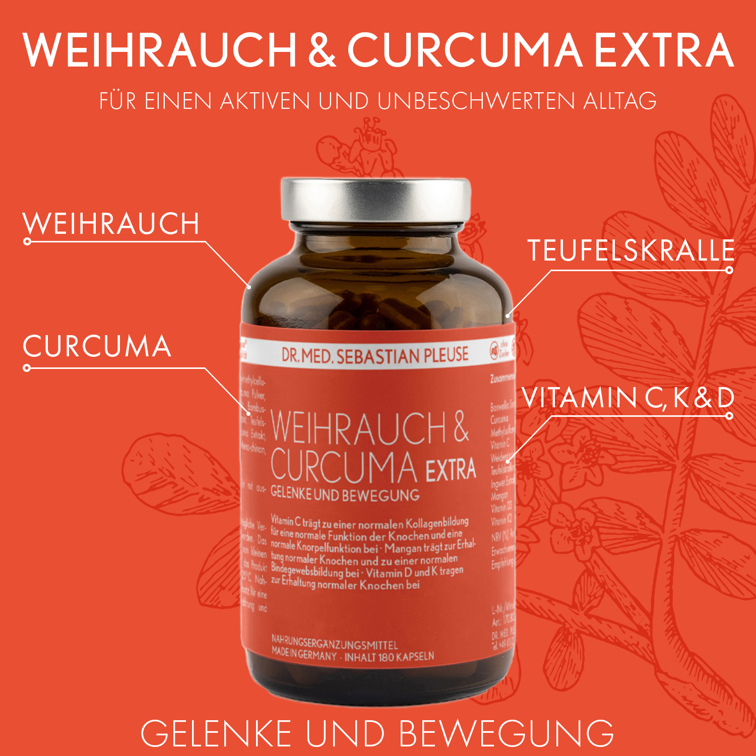 Weihrauch & Curcuma EXTRA DOPPELPACK (6 Monate)