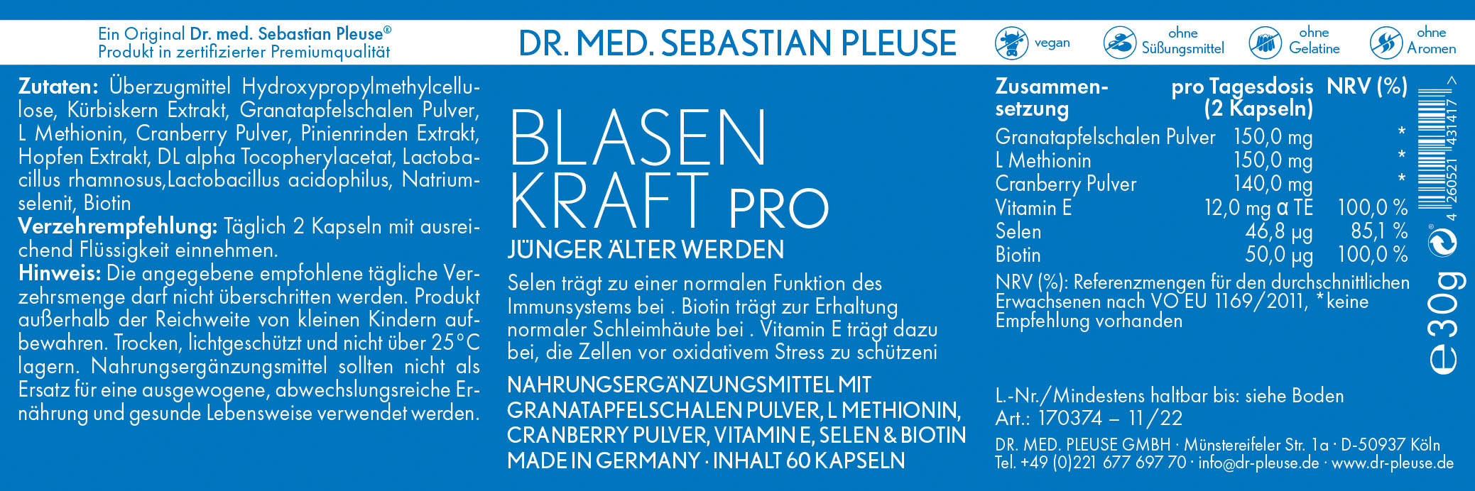 Blasenkraft Pro DOPPELPACK (2 Monate)
