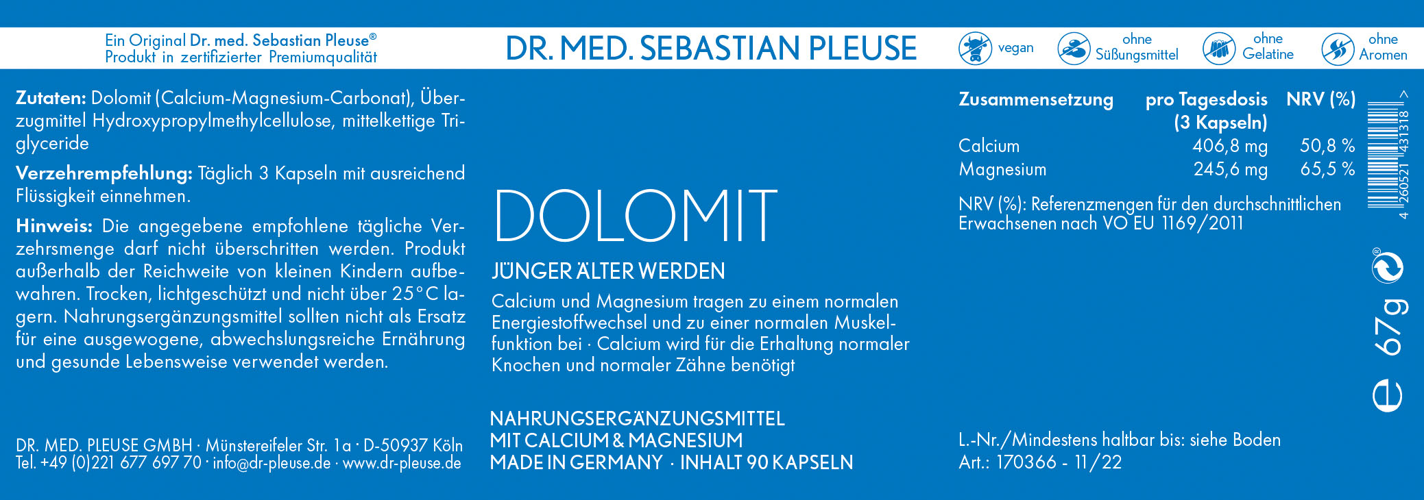 Dolomit (1 Monat)