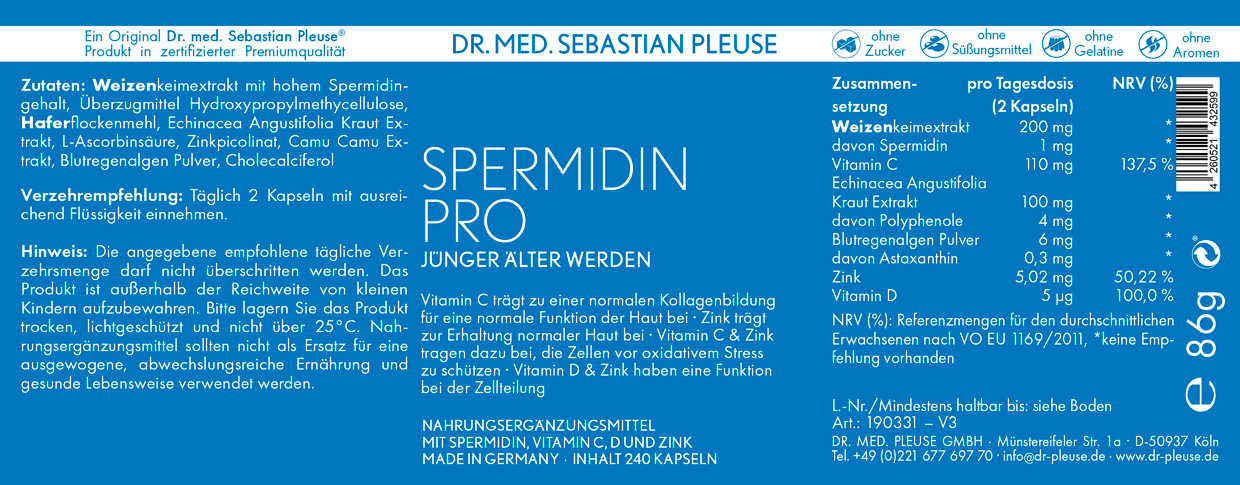 Spermidin Pro (4 Monate)