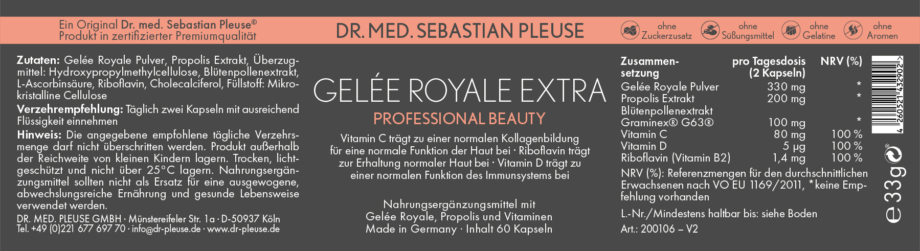 Gelée Royale Extra (1 Monat)