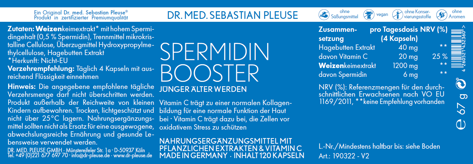 Spermidin Booster (1 Monat)