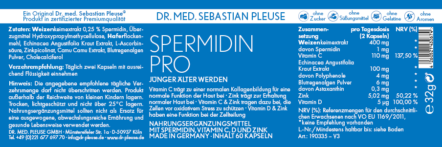 Spermidin Pro (1 Monat)
