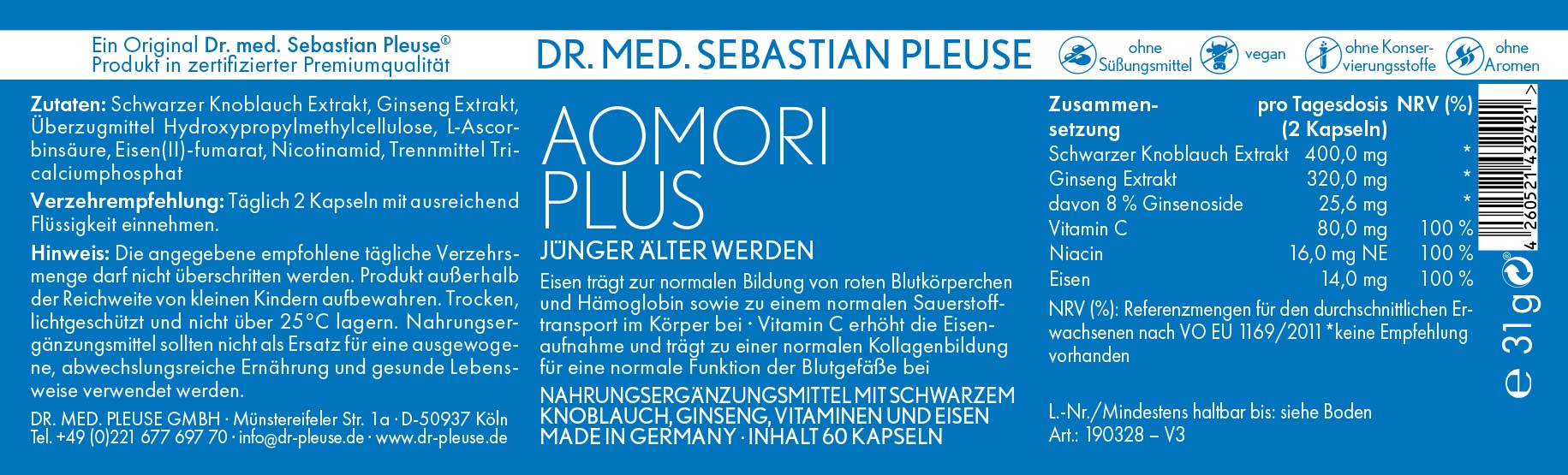 Aomori Plus DOPPELPACK (2 Monate)